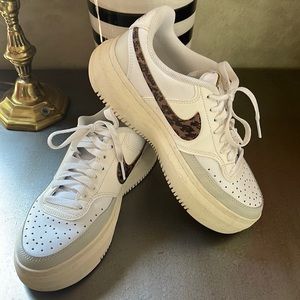 Nike Court Vision Alta Leopard Swoosh